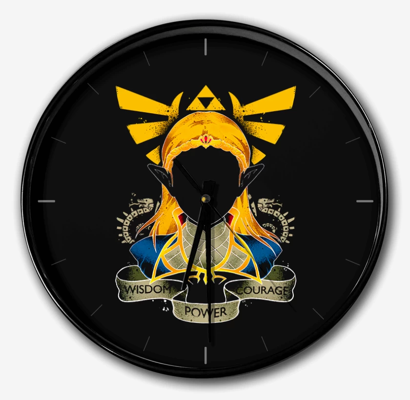 Reloj Negro de Zelda Frente