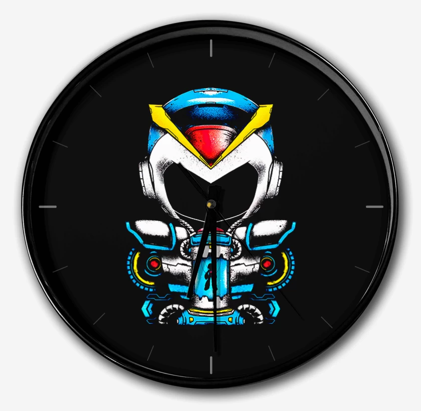 Reloj Negro de Megaman Frente