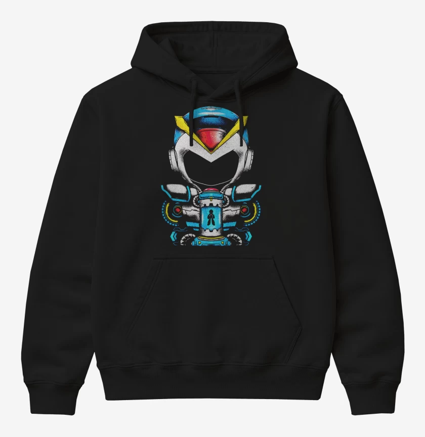 Poleron Canguro básico Megaman Frente