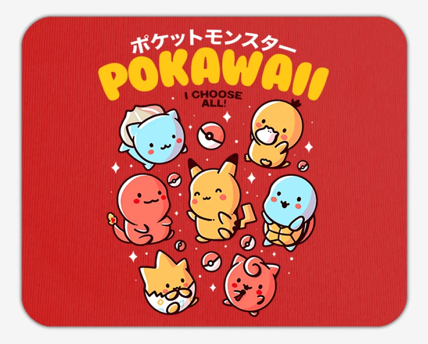 Mousepad Pokawaii