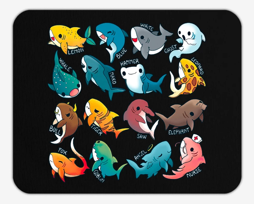 Mousepad Tiburoncitos