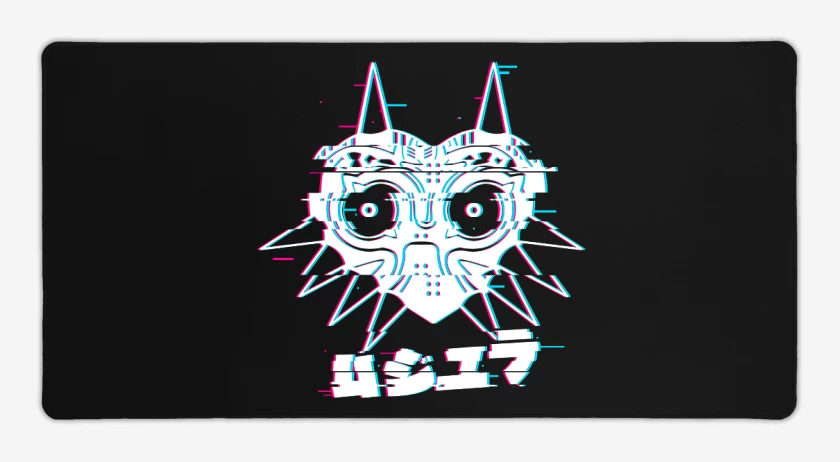 Mouse pad Gamer Negro de Majoras Mask