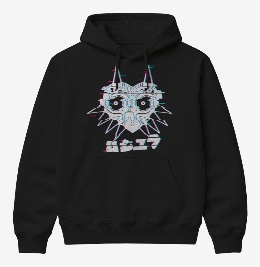 Poleron Canguro básico Negro de Majoras Mask