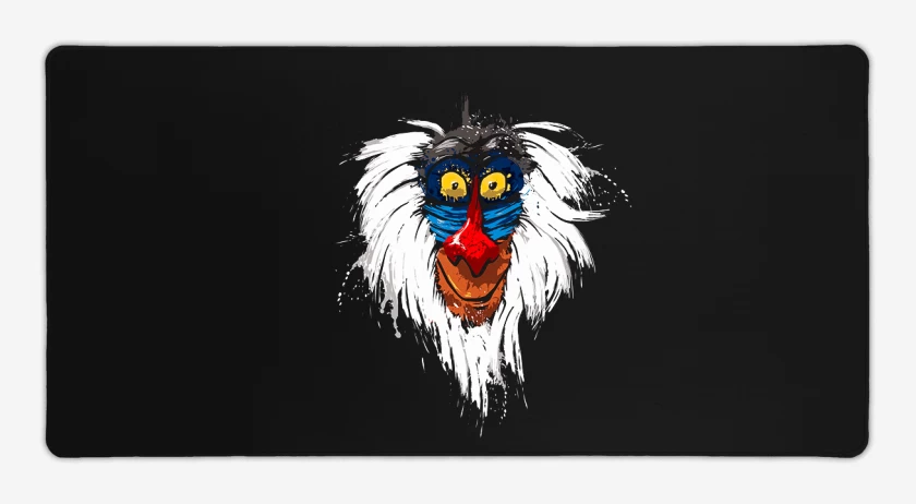 Mouse pad Gamer Negro de Rafiki
