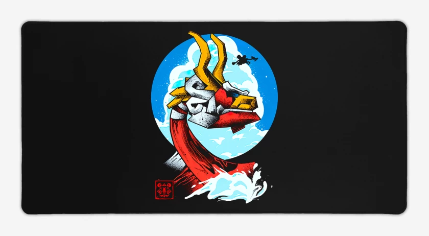 Mouse pad Gamer Mascaron Rojo