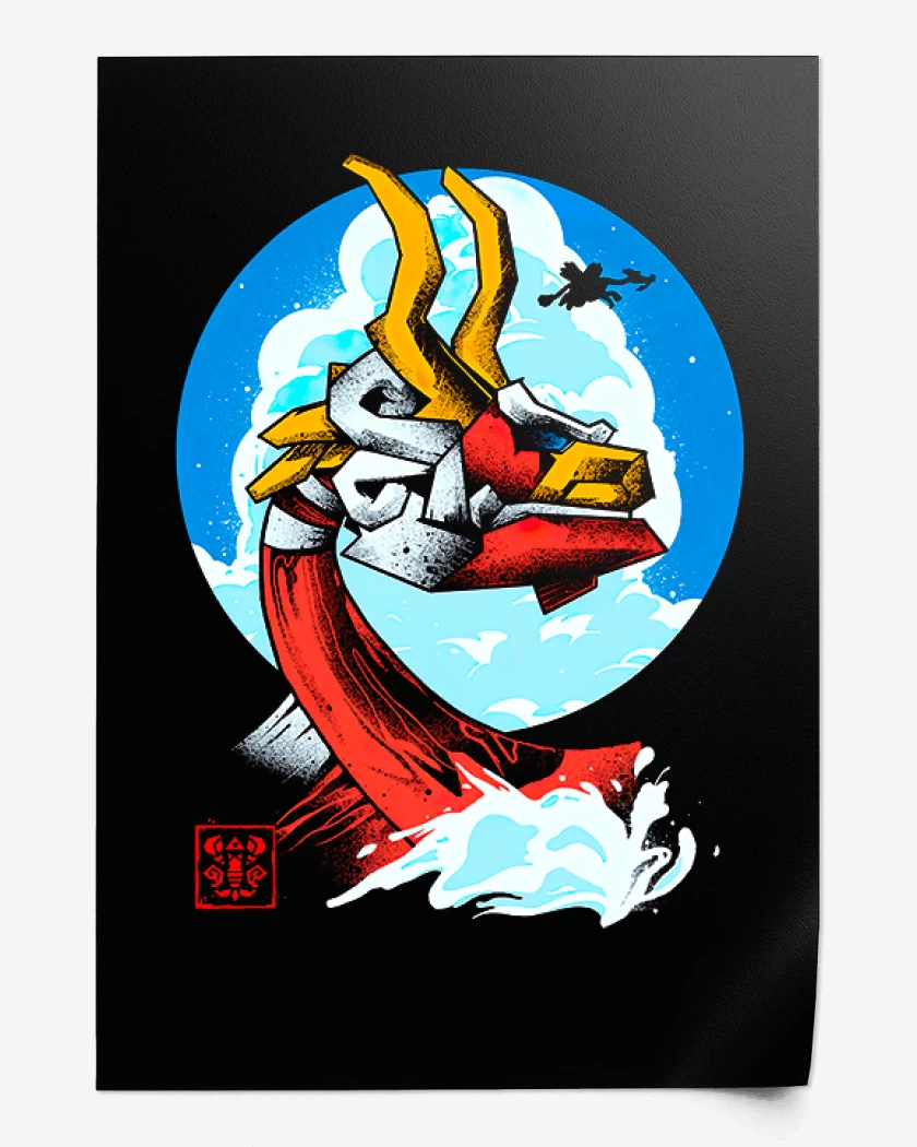 Print Mascaron Rojo