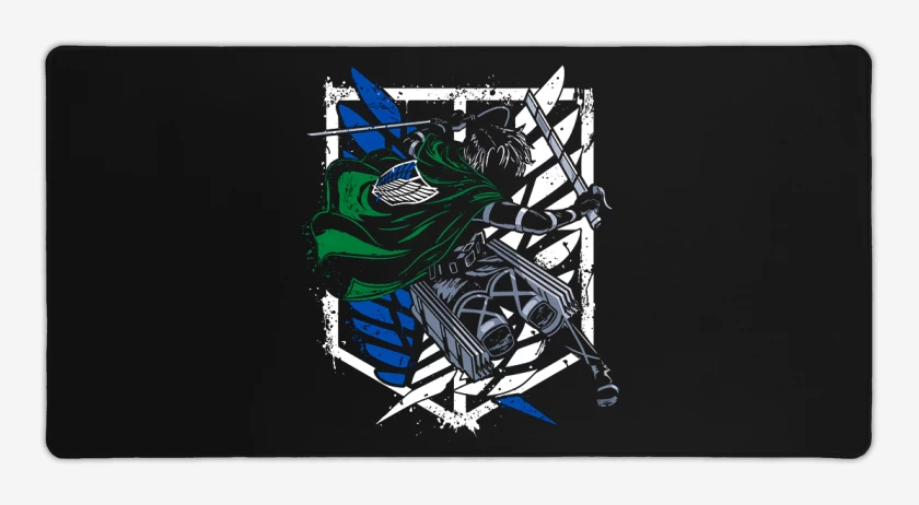 Mouse pad Gamer Negro de Levi