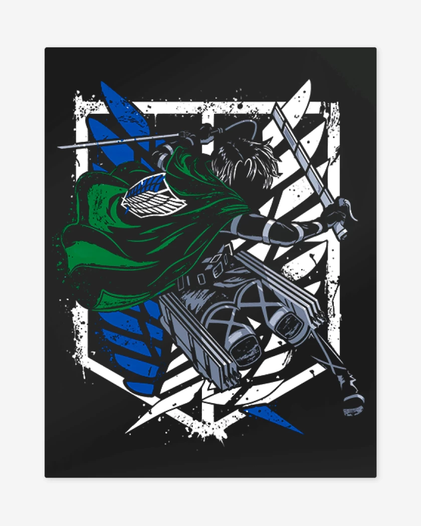 Print metalico Negro de Levi