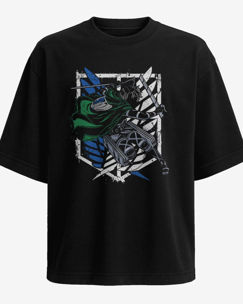 Polera Oversize Negro de Levi