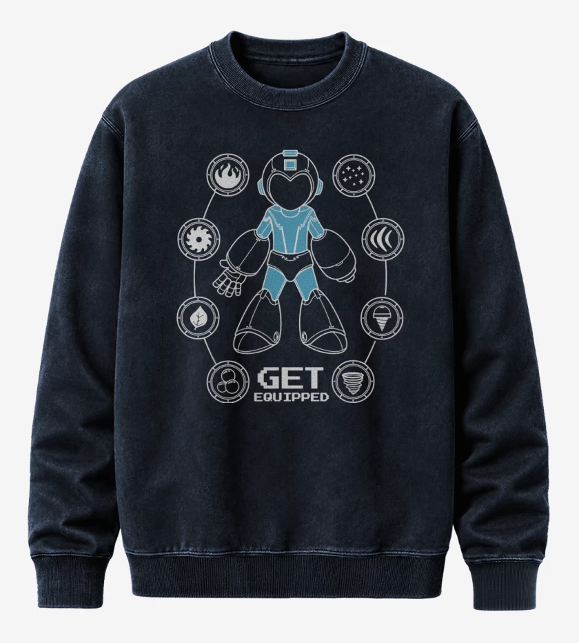 Poleron Polo Acid Wash Azul Marino de Get equipped