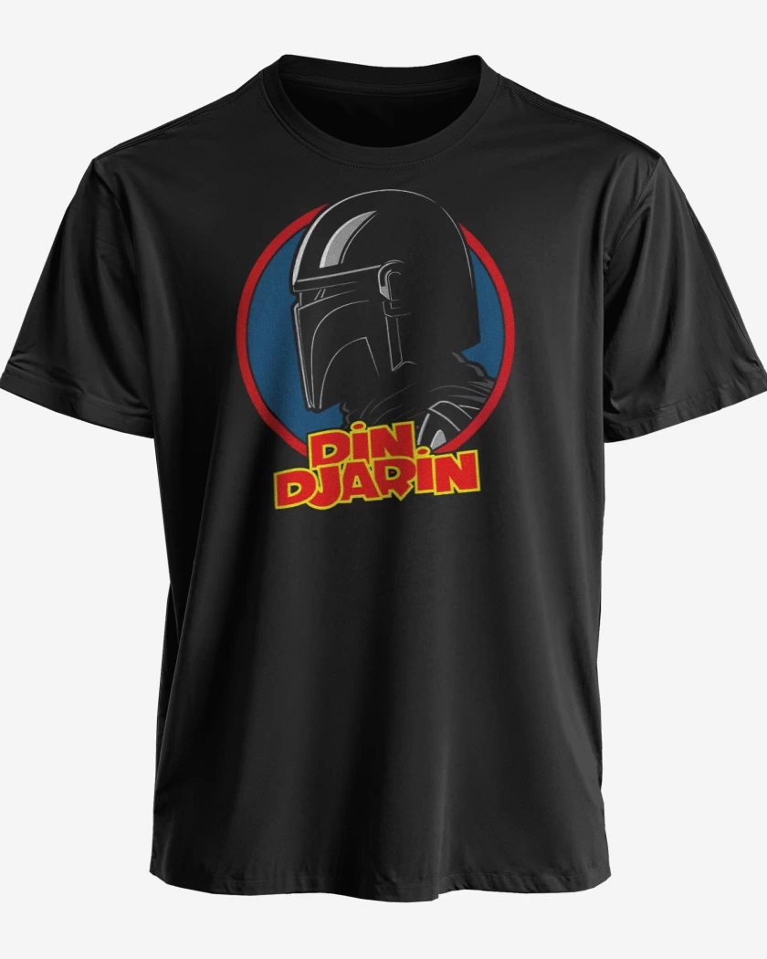 Polera premium Negro de Din Djarin