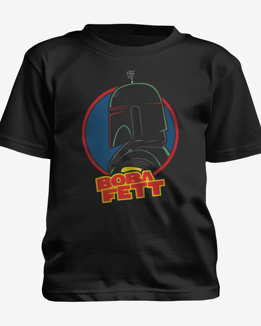 Polera de niño Negro de Boba Fett