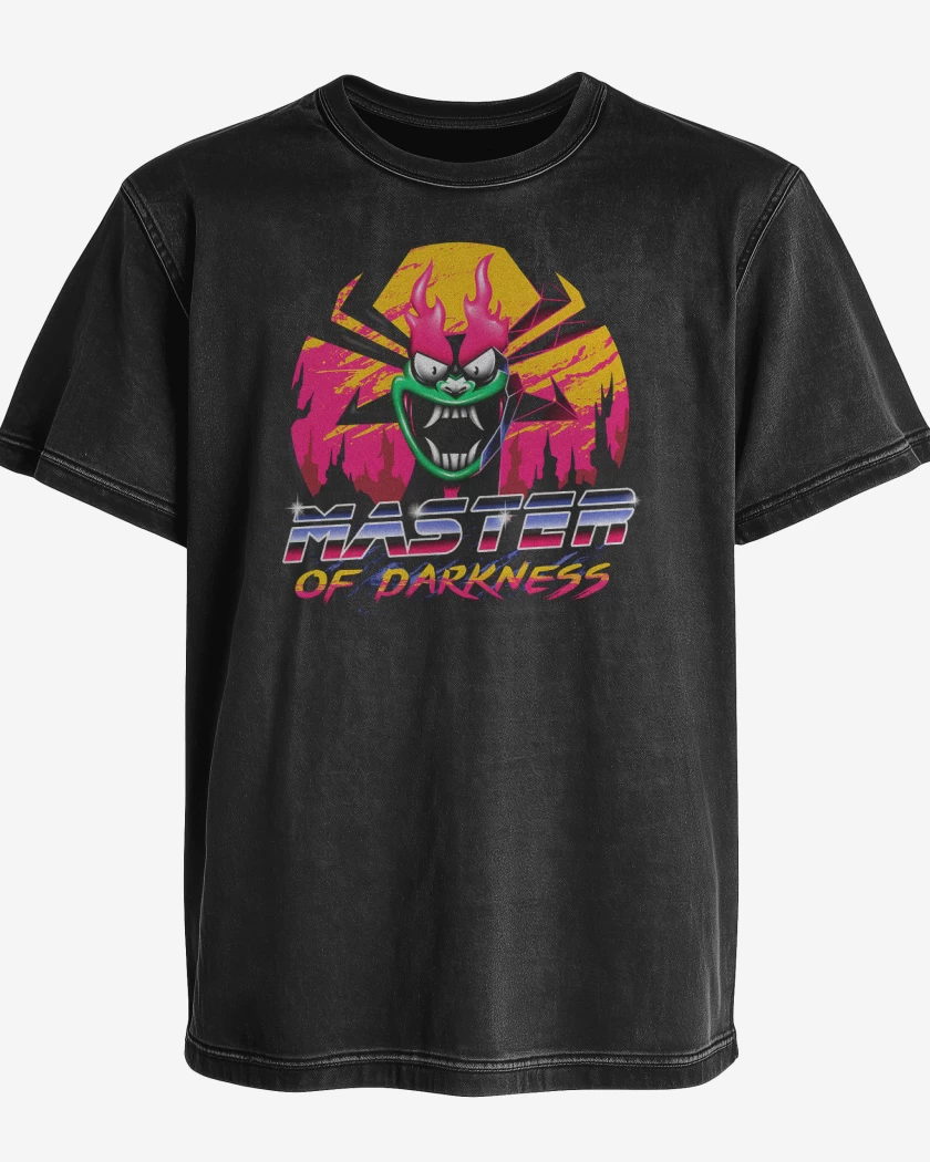 Polera desgastada Negro de Aku