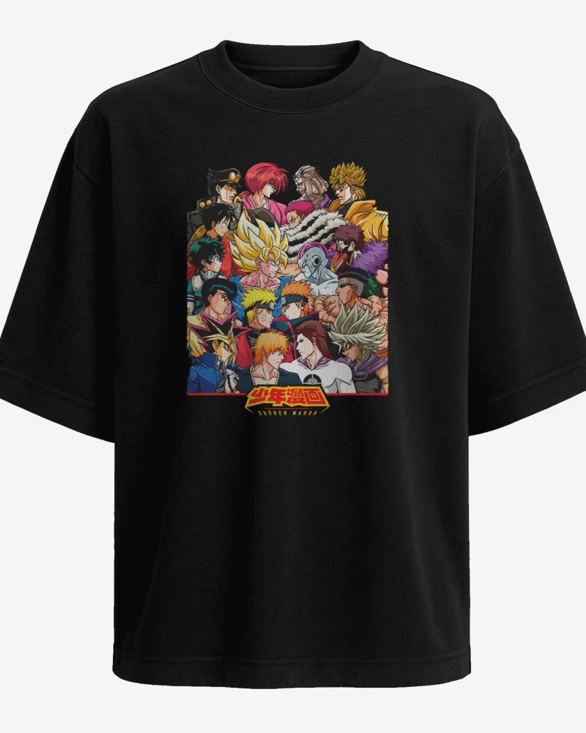 Polera Oversize Shonen Manga Vs