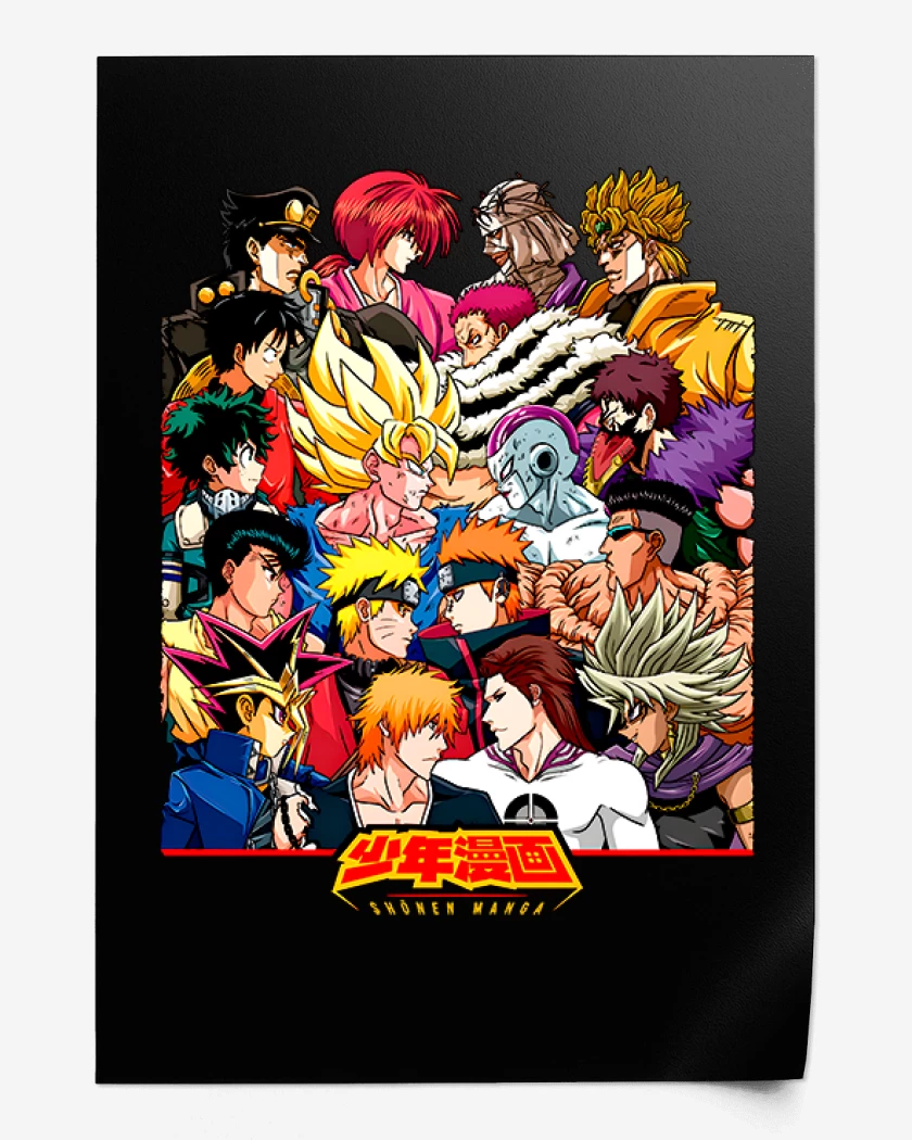 Print Shonen Manga Vs