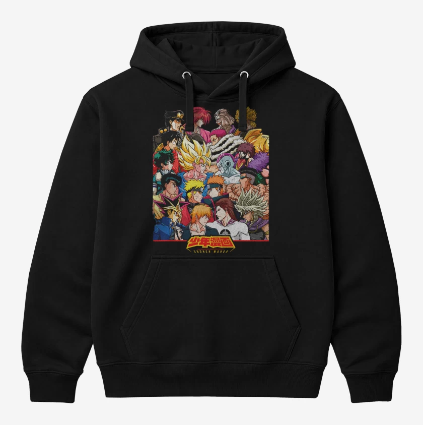 Polerón Canguro Shonen Manga Vs