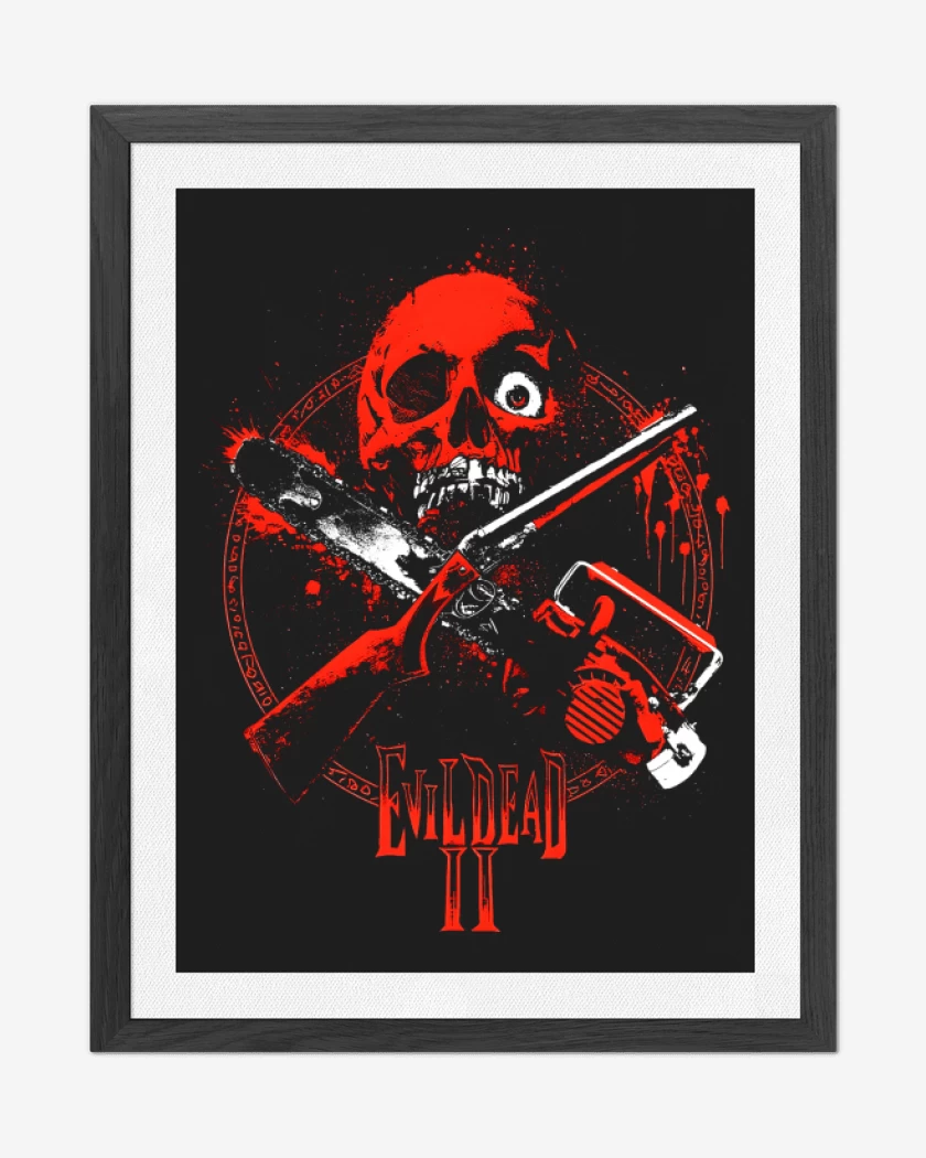 Cuadro decorativo Negro de Evil Dead II