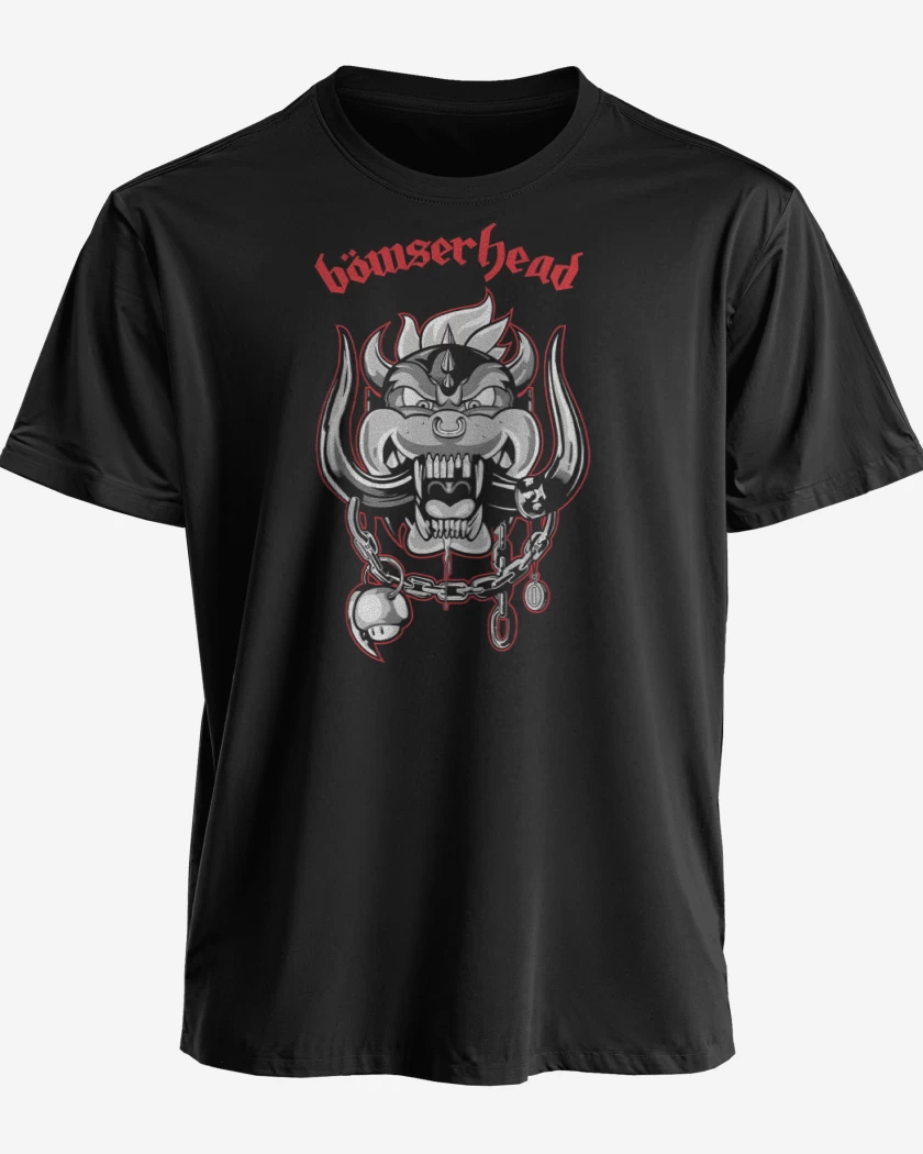 Polera premium Negro de Bowserhead
