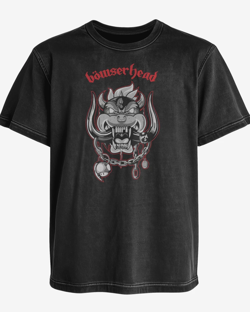 Polera desgastada Bowserhead