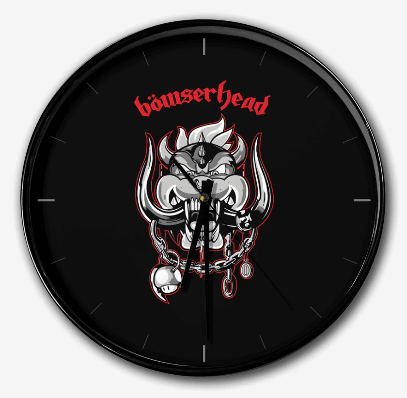 Reloj Negro de Bowserhead