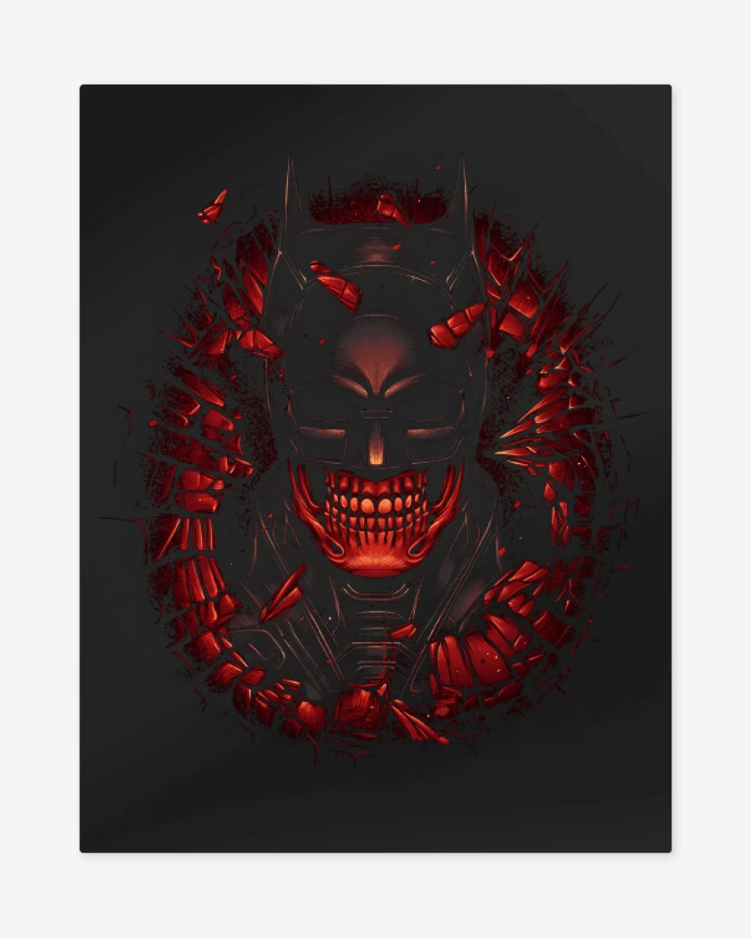 Print metalico Negro de Not A Hero