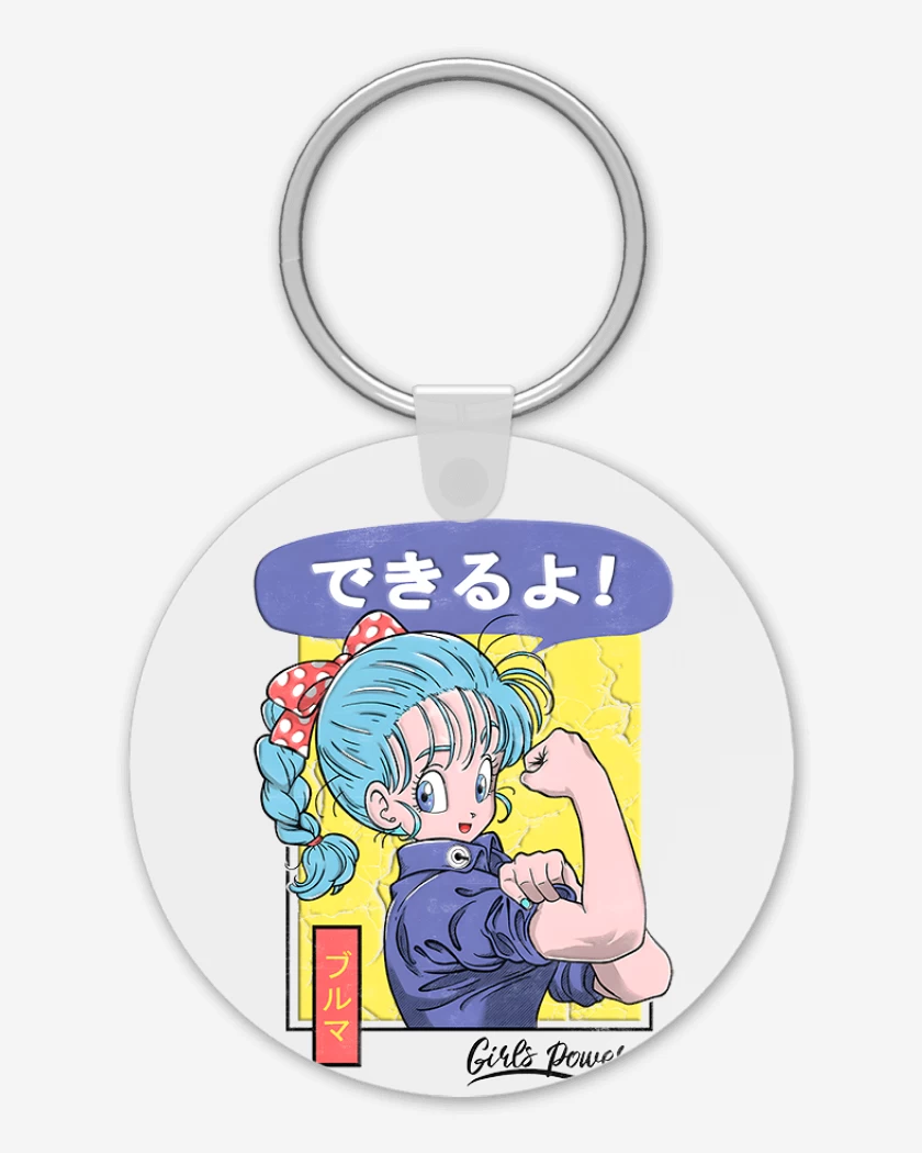 Llavero Bulma Girl Power
