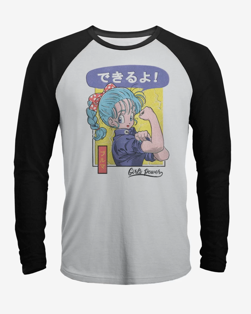Polera Raglan Bulma Girl Power