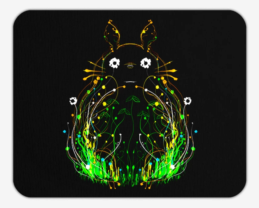 Mousepad Totoro lineas brillantes