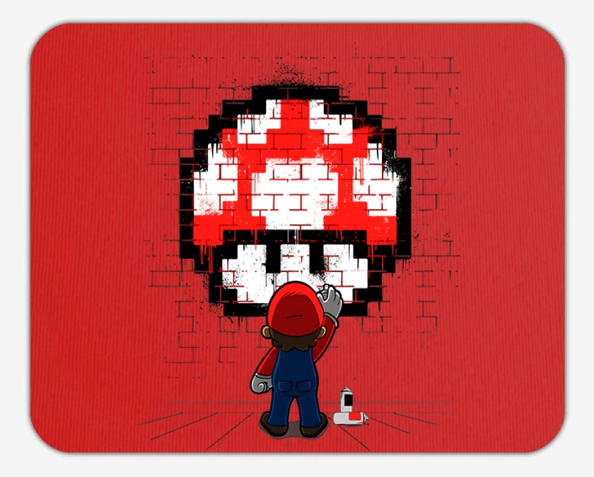 Mousepad Bigote Grafiti