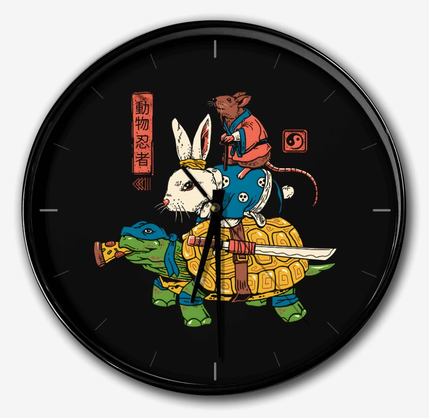Reloj Ratto Kame y usagi Ninjas