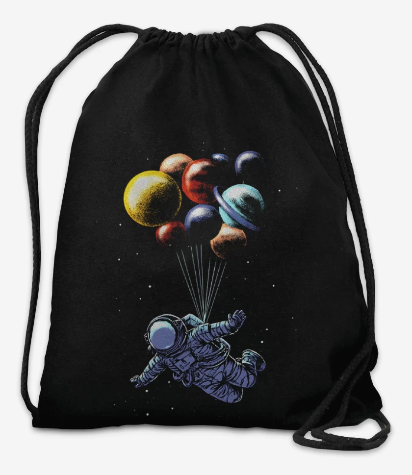 Mochila Negro de Astronautita