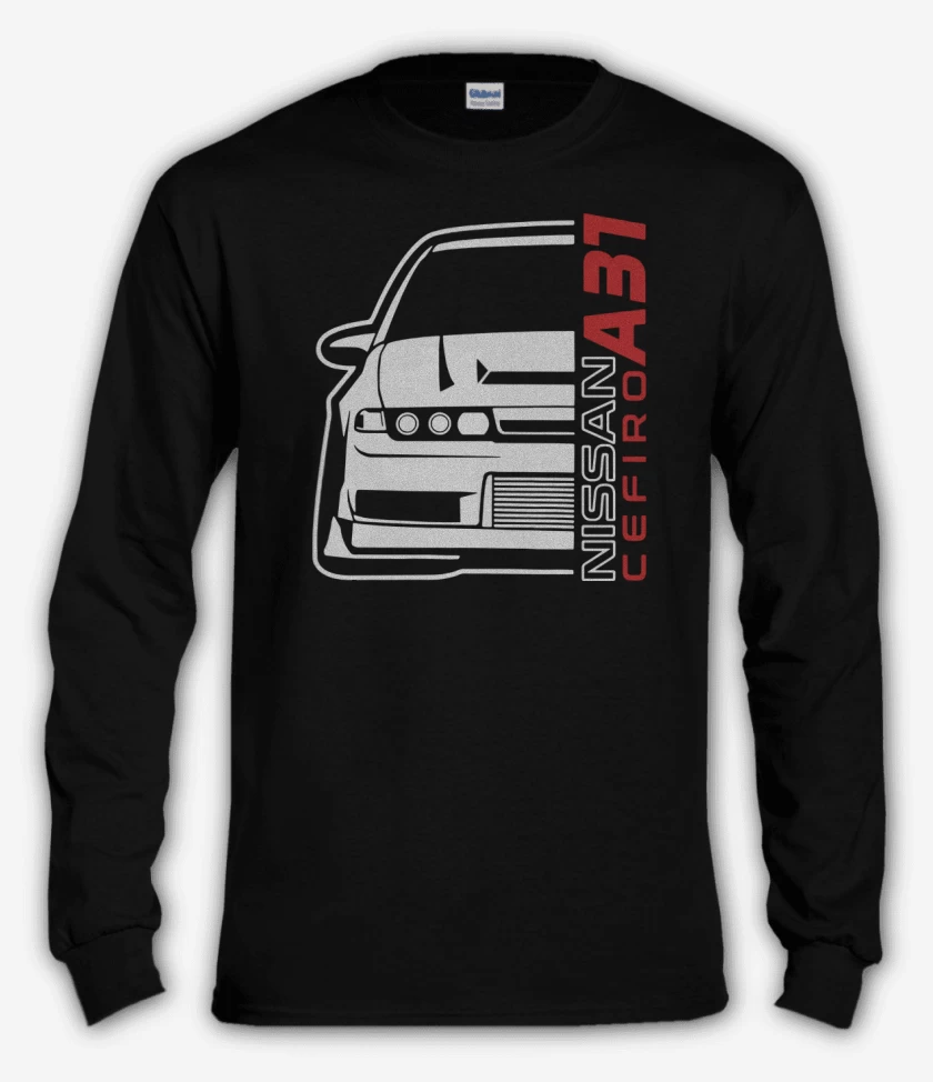 Polera manga larga Negro de Cefiro A31