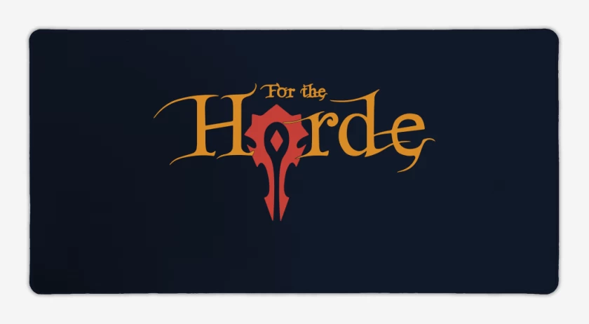 Mouse pad Gamer Azul Marino de For The Horde