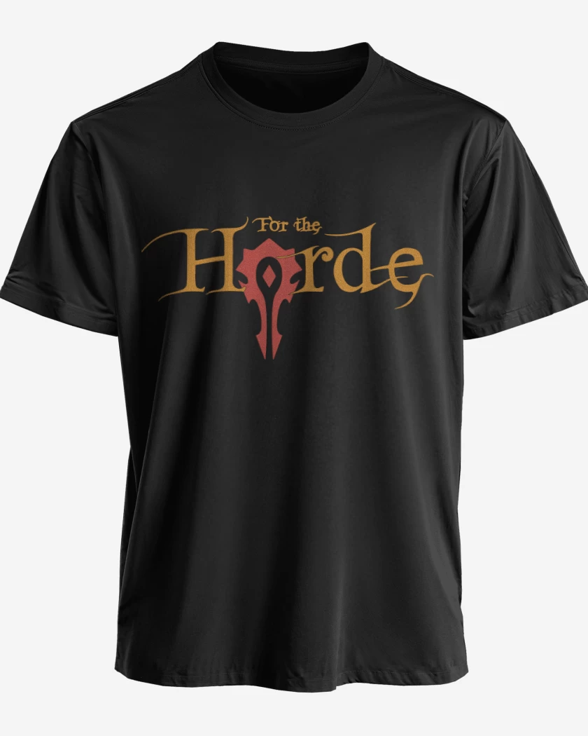 Polera premium Negro de For The Horde