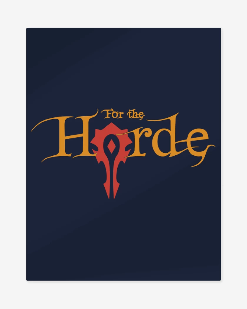 Print metalico Azul Marino de For The Horde