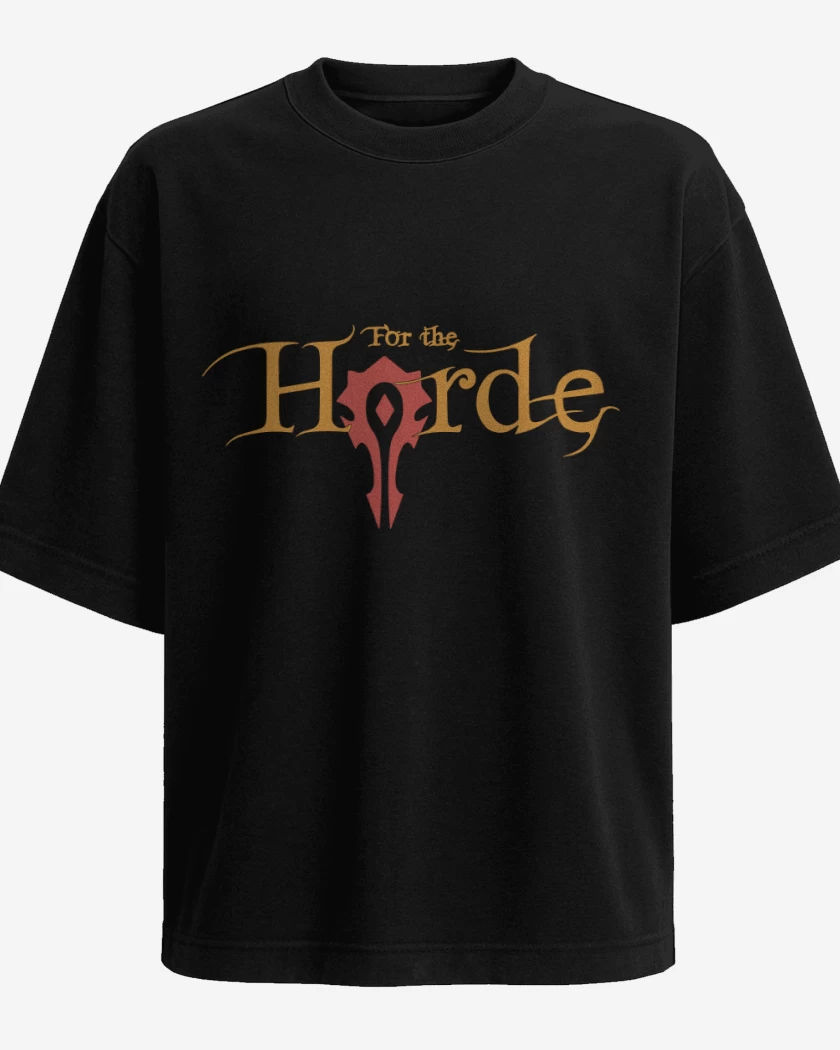 Polera Oversize Negro de For The Horde