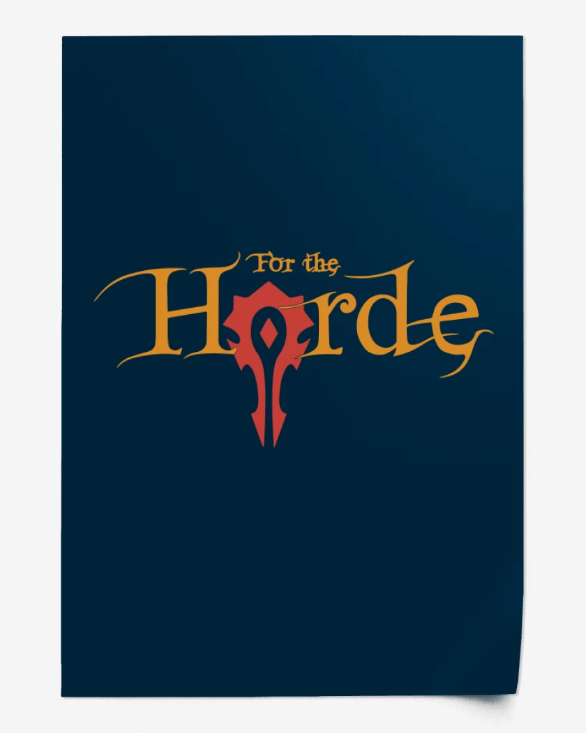 Print Azul Marino de For The Horde