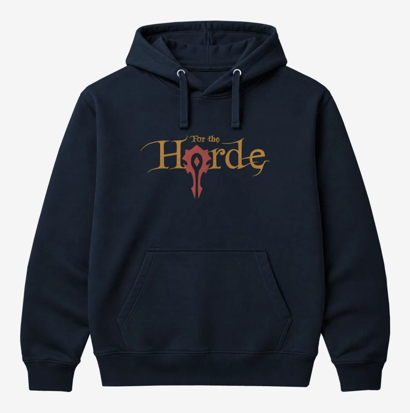 Polerón Canguro Azul Marino de For The Horde