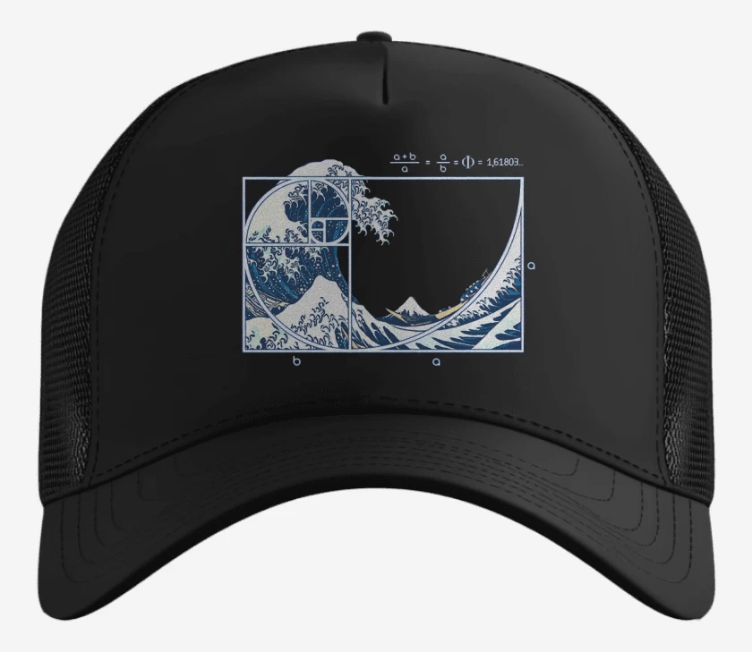 Gorro La gran ola fibonacci