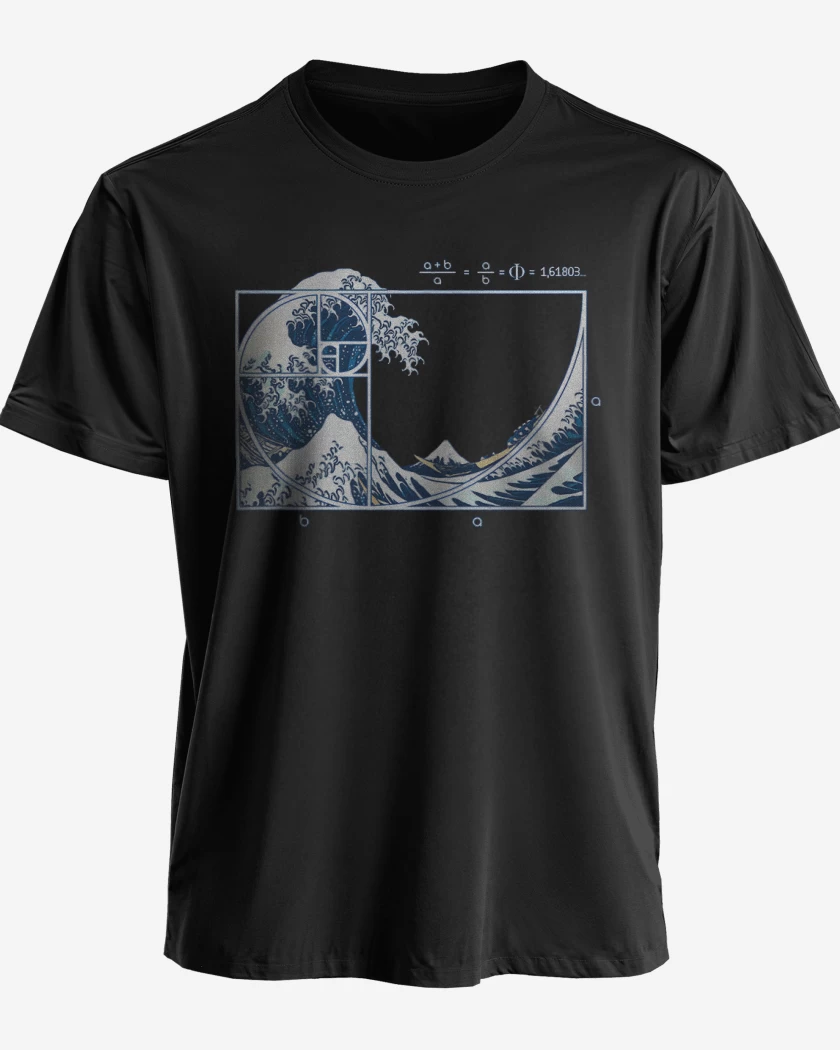 Polera La gran ola fibonacci