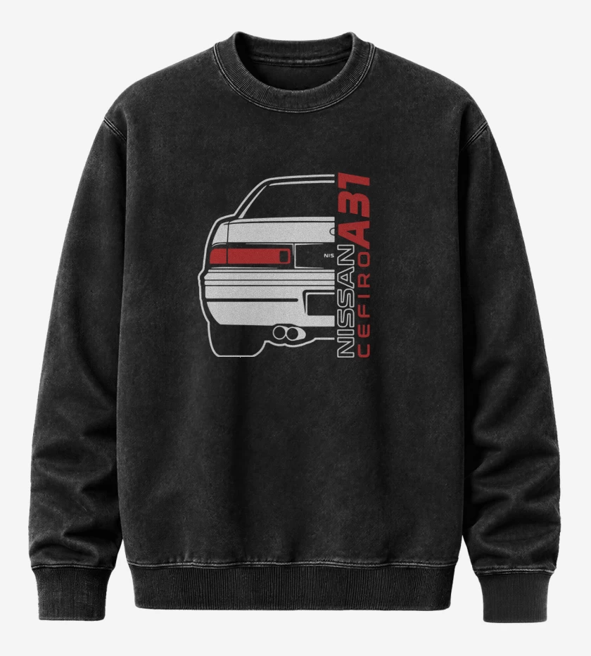 Poleron Polo Acid Wash Negro de A31