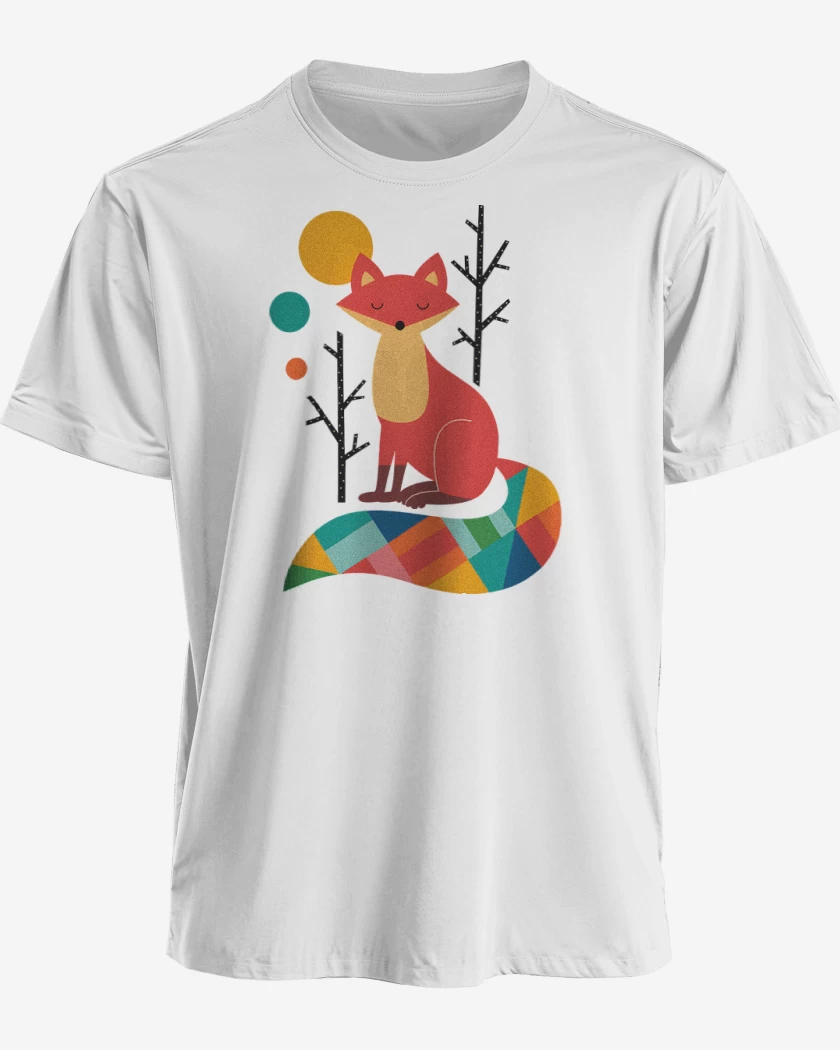 Polera premium Blanco de Zorro colores