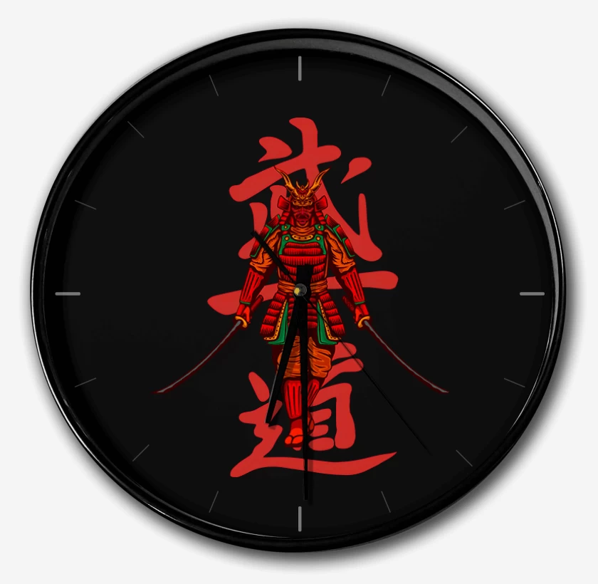 Reloj Negro de Samurai