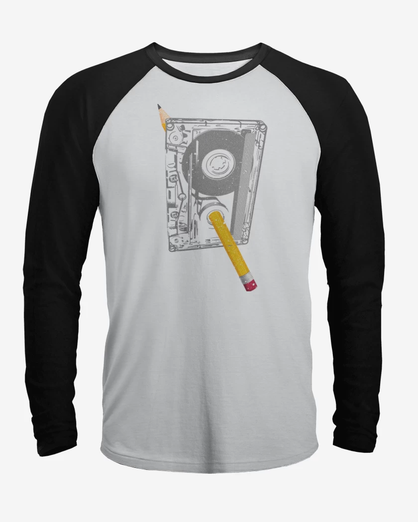 Polera Raglan Cassette Lapiz