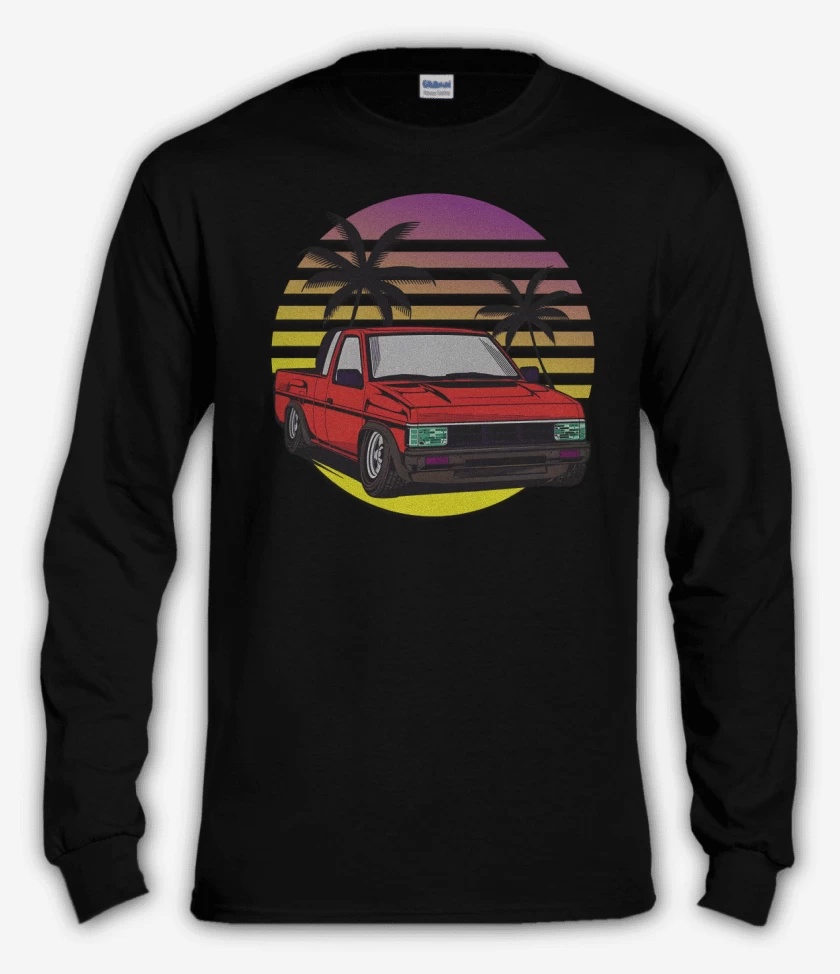 Polera manga larga Negro de D21