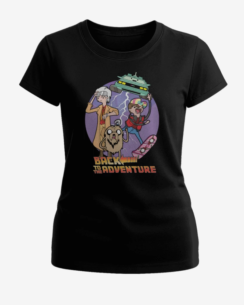 Polera de Mujer Negro de Volver a la Aventura