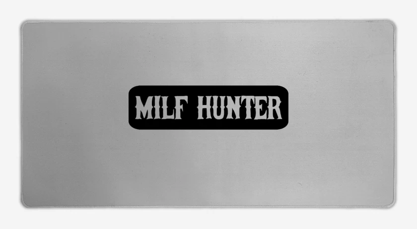 Mouse pad Gamer Gris Melange de Milf Hunter