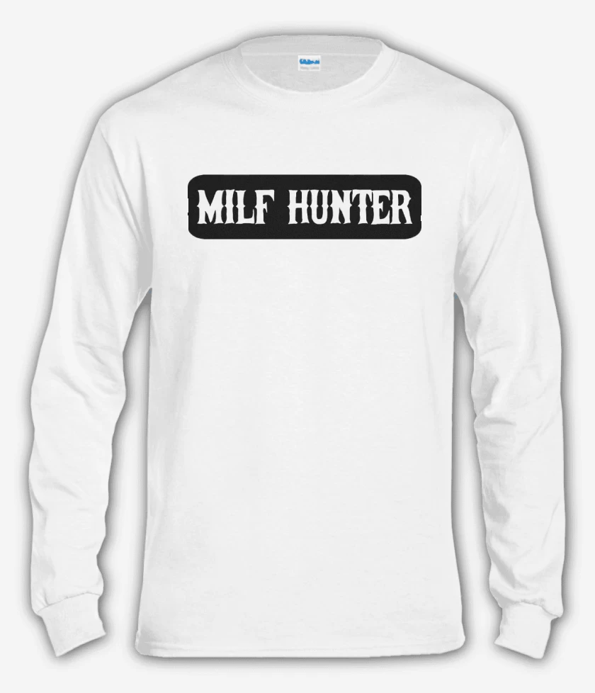 Polera manga larga Blanco de Milf Hunter