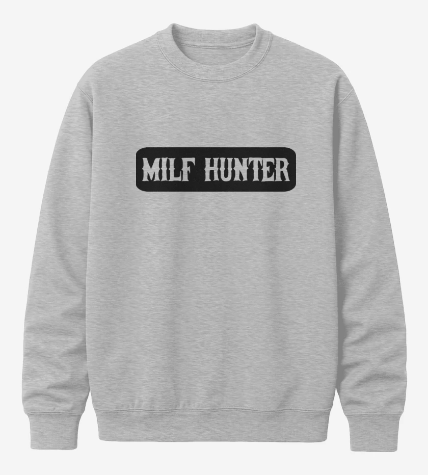 Poleron polo Gris Melange de Milf Hunter