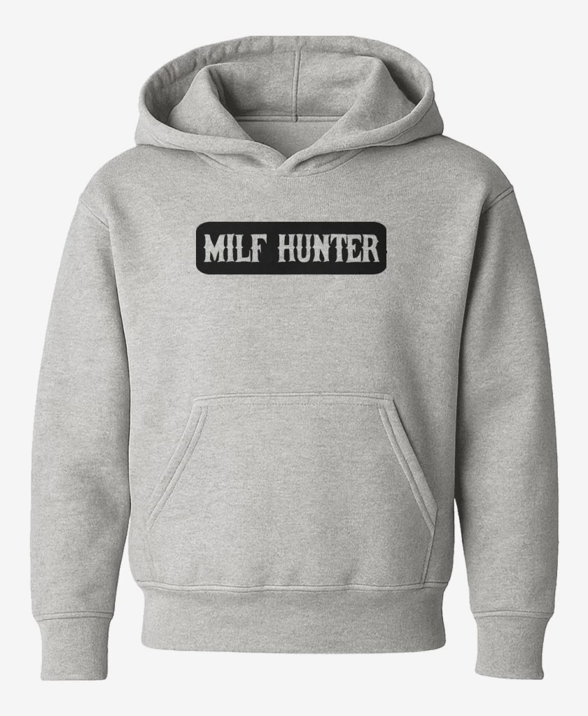 Poleron de niño Gris Melange de Milf Hunter